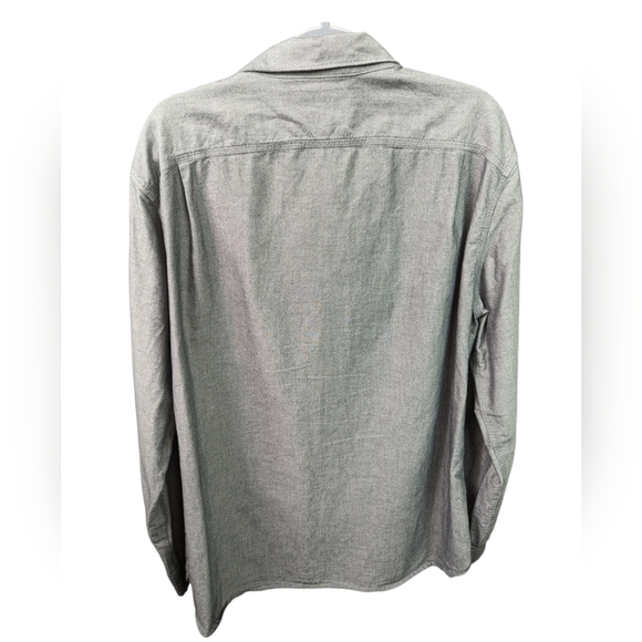 William Rast Men's Heathered Grey Button Down Sz XXL - Picture 2 of 11